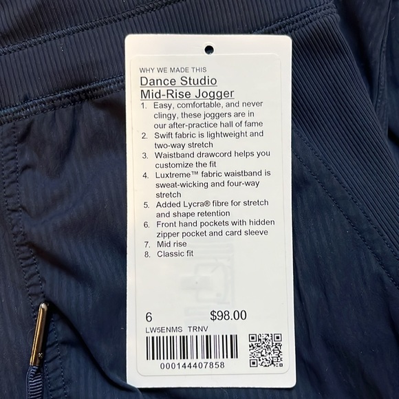 Lululemon Dance Studio Mid Rise Jogger - Picture 10 of 10